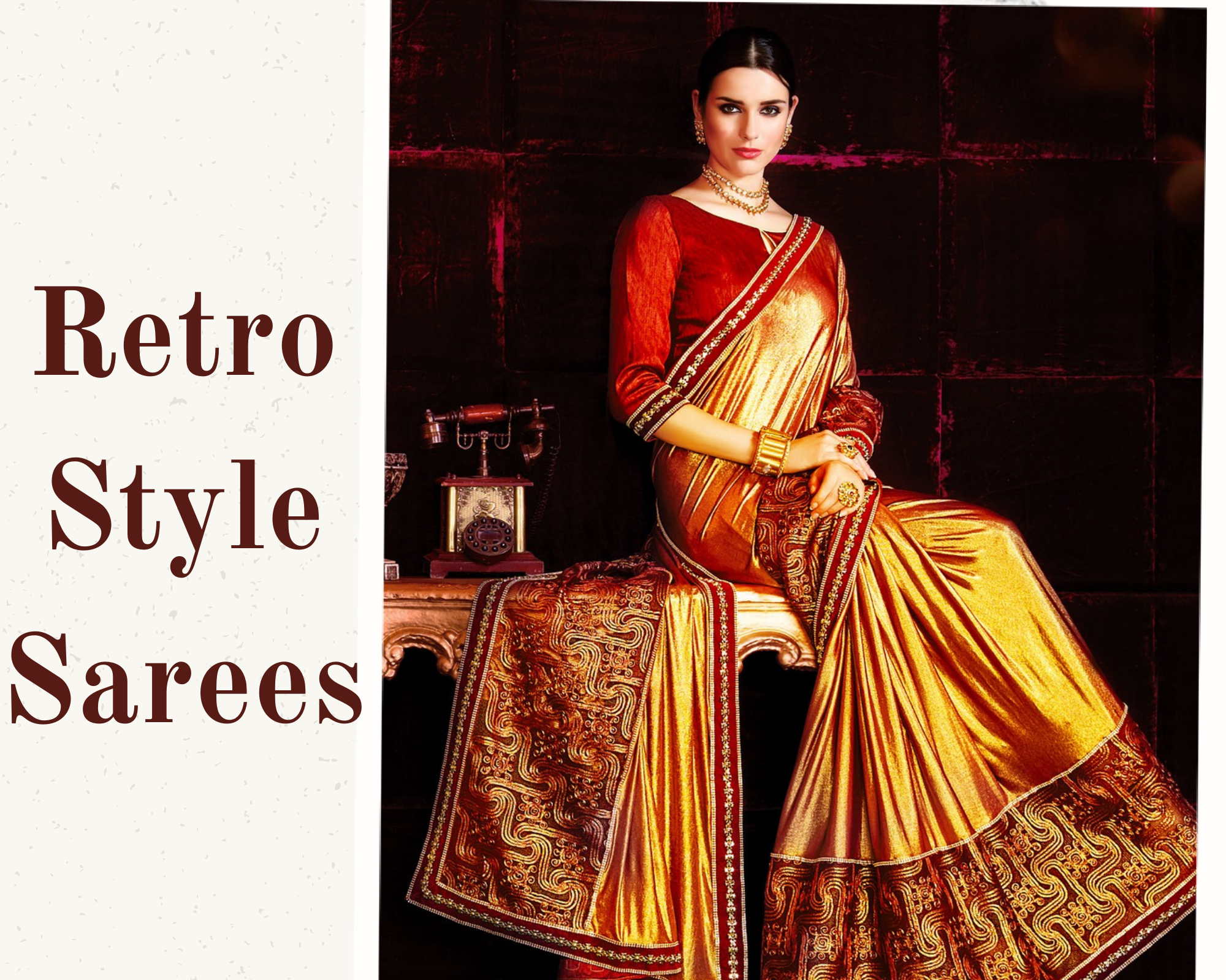 A Retro Trend In The Millennial World- Mumtaz Saree Draping Style - KALKI  Fashion Blog