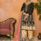 Black Multicolor Embroidered Punjabi Suit