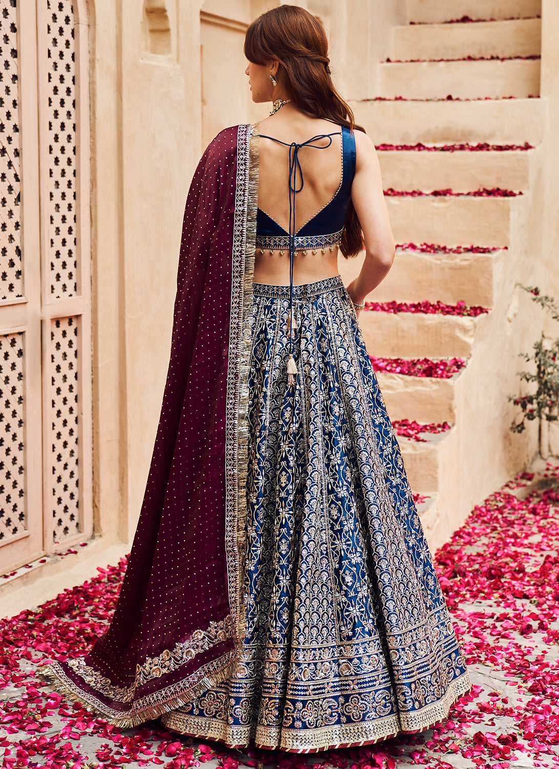 Buy Embroidered Work Silk Material Party Wear Lehenga Choli Online At Best  Price