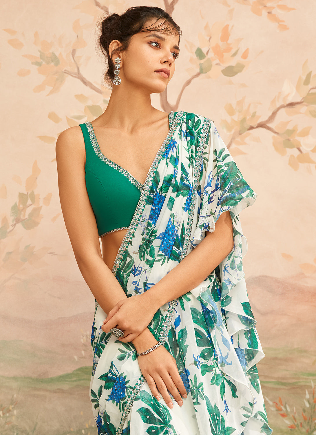 Floral Printed Sarees – KotaSilk