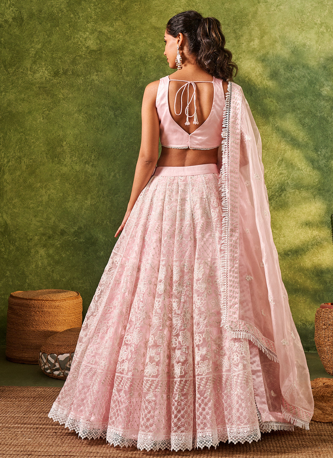 Pink fashion lehenga choli