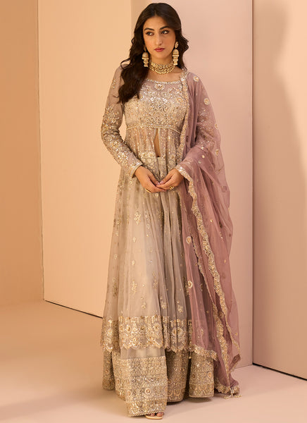 Anarkali suit with sharara hotsell