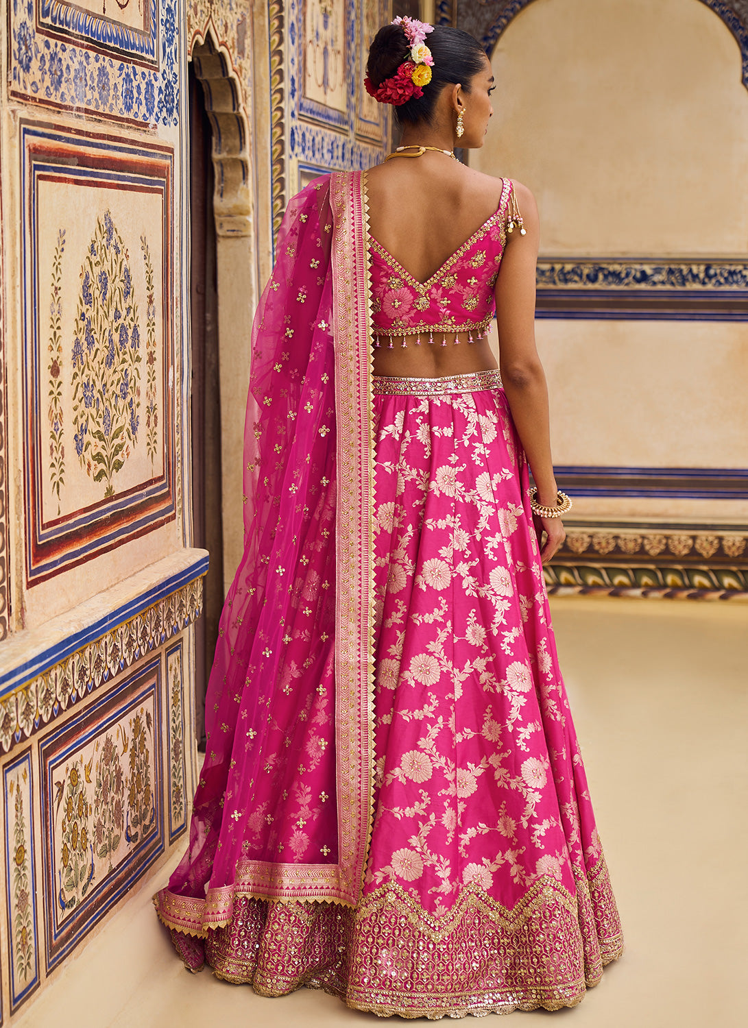 Brocade deals chaniya choli