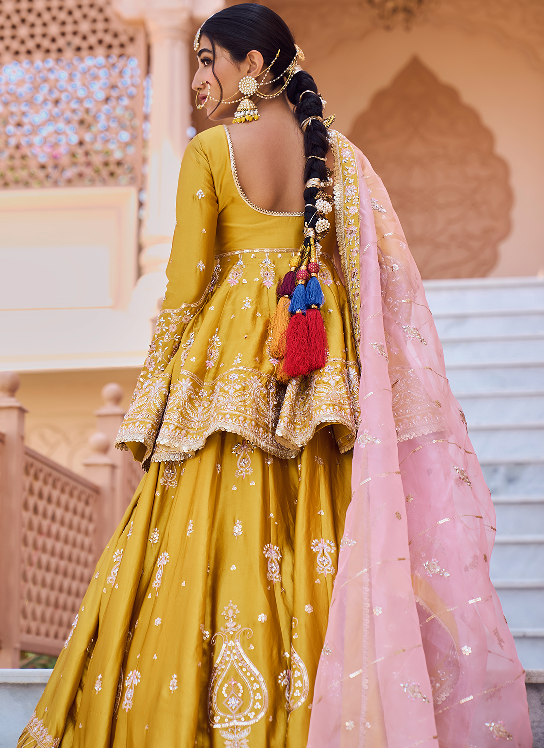 Top 50 Latest Peplum Lehenga Blouse Designs For Weddings and Parties (2022)  - Tips and Beauty | Bridal dresses pakistan, Indian bridal dress, Indian  fashion dresses