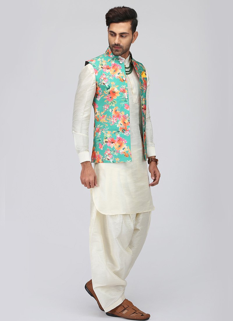 Kurta Pajama With Coat (Pathani) – PyaraBaby