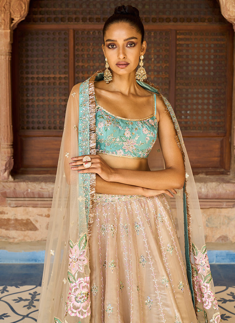 Indian Designer Sky Blue lehenga choli for Women Wedding and Party Wear  Bollywood lengha with Dupatta - sethnik.com