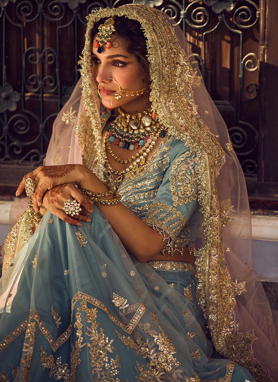 Wedding Wear Black Pearl Work Lehenga Choli Indian Bridal Velvet Lengha  Chunri | eBay