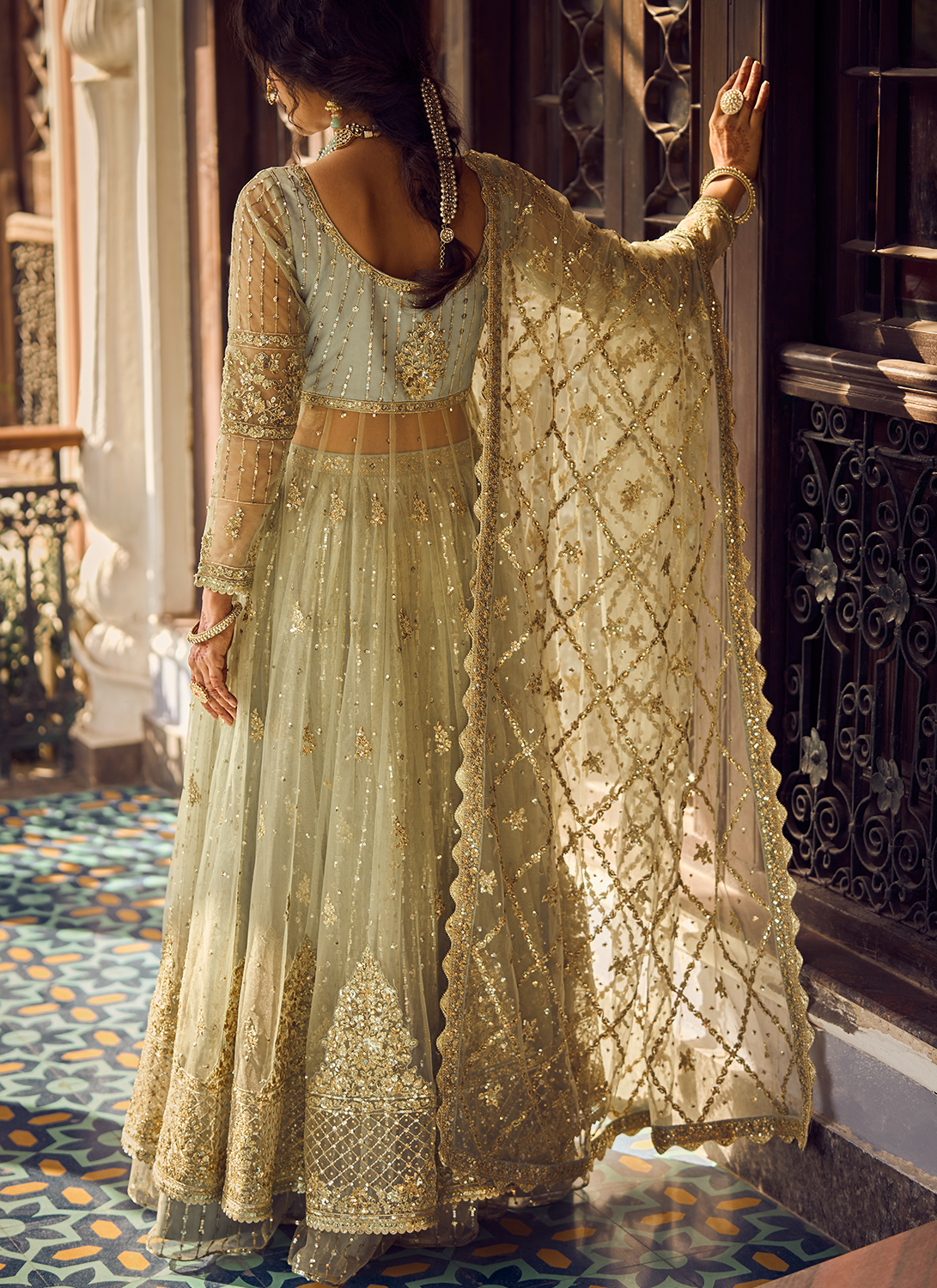 Party Wear Anarkali Lehenga | Maharani Designer Boutique