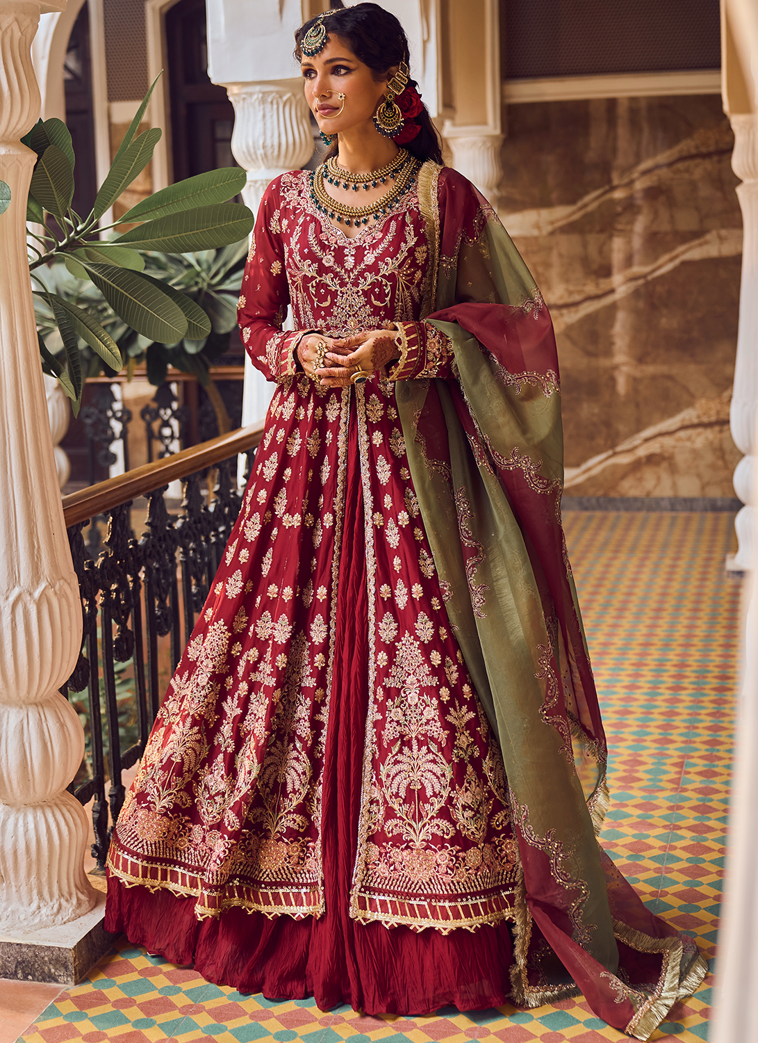 Radhika Merchant wore a custom three-toned ghagra choli from this homegrown  designer | Vogue India
